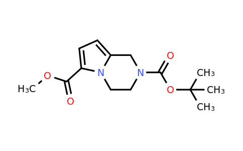 CAS 1363383-12-3 | 3,4-Dihydro-1H-pyrrolo[1,2-A]pyrazine-2,6-dicarboxylic acid 2-tert-butyl ester 6-methyl ester