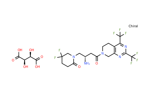 CAS 1374639-74-3 | Gemigliptin (2R,​3R)​-​2,​3-​dihydroxybutanedioat​e