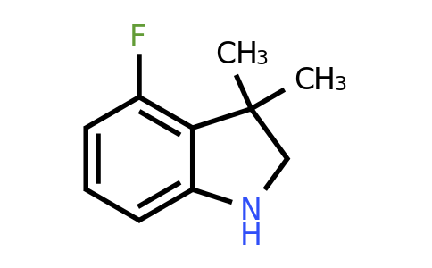 CAS 1384081-81-5 | 4-fluoro-3,3-dimethylindoline