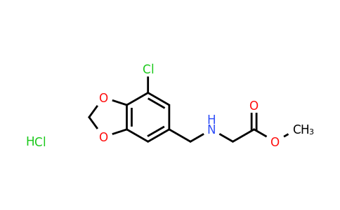 CAS 1384427-87-5 | Methyl 2-{[(7-chloro-2H-1,3-benzodioxol-5-yl)methyl]amino}acetate hydrochloride
