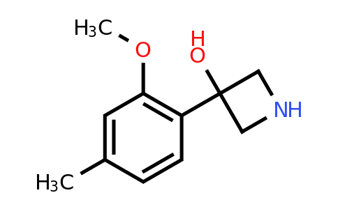 CAS 1388028-46-3 | 3-(2-methoxy-4-methylphenyl)azetidin-3-ol