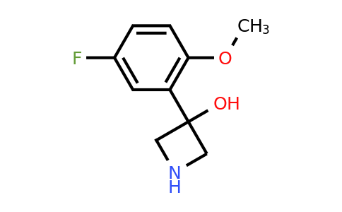 CAS 1388055-33-1 | 3-(5-fluoro-2-methoxyphenyl)azetidin-3-ol