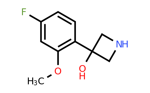 CAS 1388075-27-1 | 3-(4-fluoro-2-methoxyphenyl)azetidin-3-ol