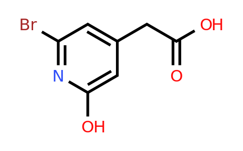 CAS 1393530-68-1 | (2-Bromo-6-hydroxypyridin-4-YL)acetic acid