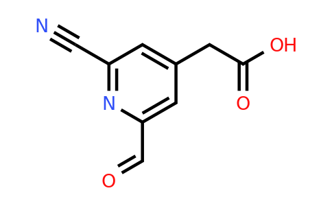 CAS 1393530-72-7 | (2-Cyano-6-formylpyridin-4-YL)acetic acid