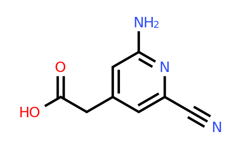 CAS 1393530-74-9 | (2-Amino-6-cyanopyridin-4-YL)acetic acid