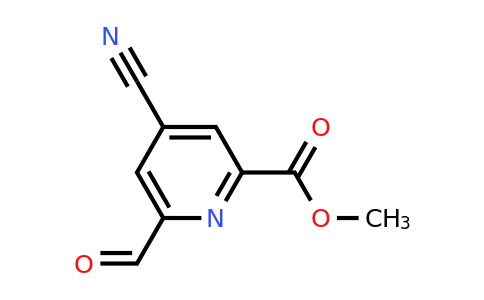 CAS 1393531-57-1 | Methyl 4-cyano-6-formylpyridine-2-carboxylate