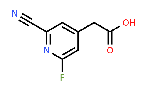 CAS 1393541-38-2 | (2-Cyano-6-fluoropyridin-4-YL)acetic acid
