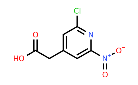CAS 1393542-89-6 | (2-Chloro-6-nitropyridin-4-YL)acetic acid