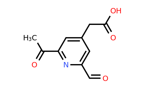 CAS 1393542-99-8 | (2-Acetyl-6-formylpyridin-4-YL)acetic acid