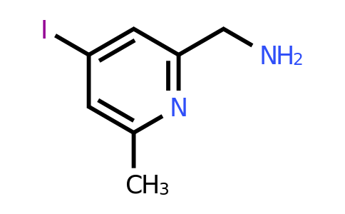 CAS 1393547-28-8 | (4-Iodo-6-methylpyridin-2-YL)methylamine