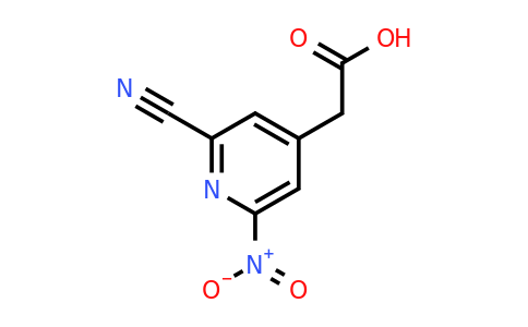 CAS 1393547-97-1 | (2-Cyano-6-nitropyridin-4-YL)acetic acid