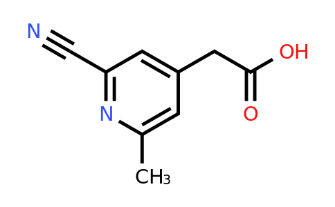 CAS 1393548-04-3 | (2-Cyano-6-methylpyridin-4-YL)acetic acid