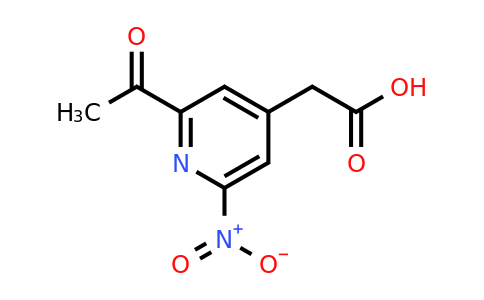 CAS 1393548-11-2 | (2-Acetyl-6-nitropyridin-4-YL)acetic acid