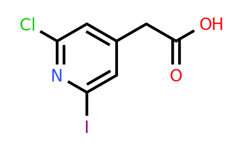 CAS 1393551-64-8 | (2-Chloro-6-iodopyridin-4-YL)acetic acid