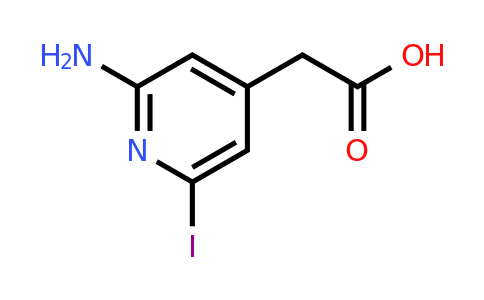 CAS 1393551-79-5 | (2-Amino-6-iodopyridin-4-YL)acetic acid