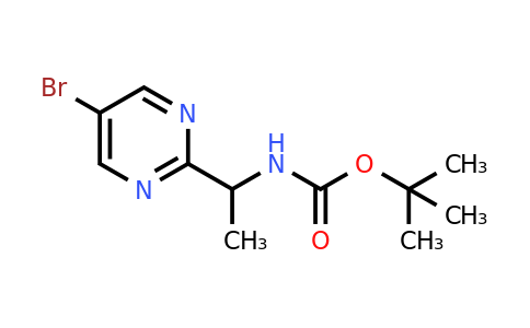 CAS 1393555-19-5 | Tert-butyl 1-(5-bromopyrimidin-2-YL)ethylcarbamate