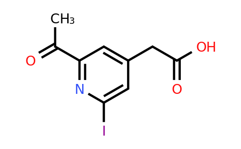 CAS 1393557-25-9 | (2-Acetyl-6-iodopyridin-4-YL)acetic acid