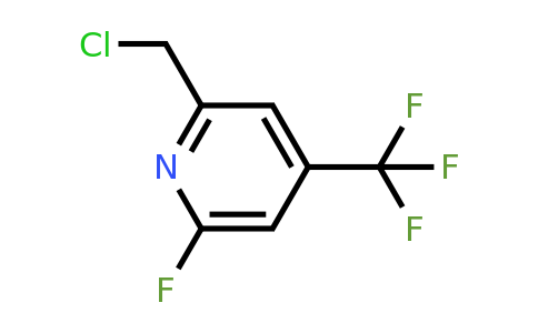 CAS 1393557-62-4 | 2-(Chloromethyl)-6-fluoro-4-(trifluoromethyl)pyridine