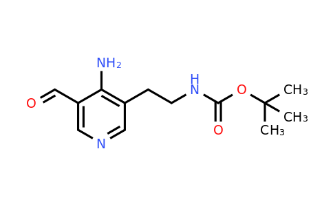 CAS 1393557-85-1 | Tert-butyl 2-(4-amino-5-formylpyridin-3-YL)ethylcarbamate