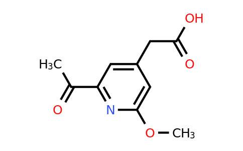 CAS 1393566-21-6 | (2-Acetyl-6-methoxypyridin-4-YL)acetic acid