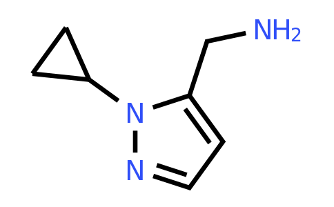 CAS 1393568-41-6 | (1-Cyclopropyl-1H-pyrazol-5-YL)methylamine