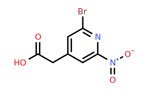 CAS 1393572-81-0 | (2-Bromo-6-nitropyridin-4-YL)acetic acid