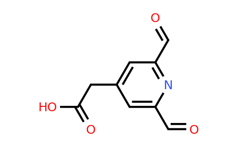 CAS 1393572-99-0 | (2,6-Diformylpyridin-4-YL)acetic acid