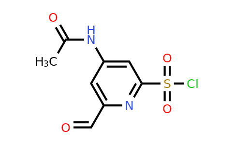 CAS 1393573-19-7 | 4-(Acetylamino)-6-formylpyridine-2-sulfonyl chloride
