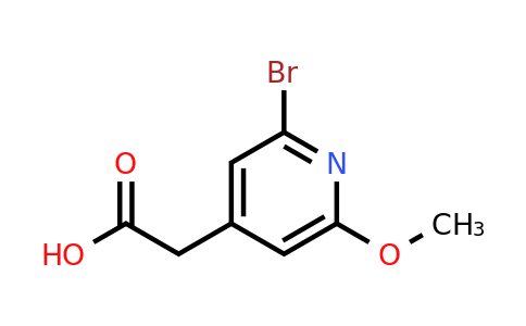 CAS 1393583-59-9 | (2-Bromo-6-methoxypyridin-4-YL)acetic acid