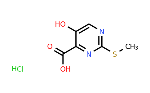 CAS 1414959-05-9 | 5-Hydroxy-2-methylsulfanyl-pyrimidine-4-carboxylic acid hydrochloride