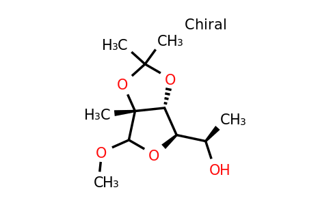 CAS 1417563-64-4 | (1R)-1-[(3aR,4R,6aR)-6-methoxy-2,2,6a-trimethyl-tetrahydro-2H-furo[3,4-d][1,3]dioxol-4-yl]ethan-1-ol
