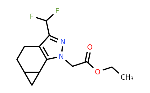 CAS 1417983-72-2 | ethyl 2-(3-(difluoromethyl)-5,5a,6,6a-tetrahydrocyclopropa[g]indazol-1(4H)-yl)acetate