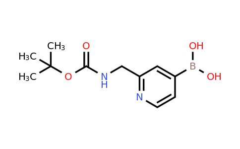 CAS 1421769-61-0 | (2-([(Tert-butoxycarbonyl)amino]methyl)pyridin-4-YL)boronic acid