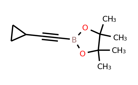 CAS 1432491-43-4 | 2-(Cyclopropylethynyl)-4,4,5,5-tetramethyl-1,3,2-dioxaborolane