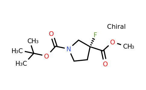 CAS 1438852-70-0 | 1-tert-butyl 3-methyl (3R)-3-fluoropyrrolidine-1,3-dicarboxylate