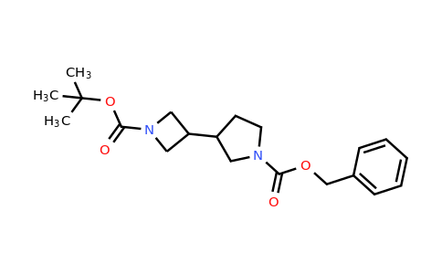 CAS 1445951-73-4 | Benzyl 3-(1-(tert-butoxycarbonyl)azetidin-3-yl)pyrrolidine-1-carboxylate