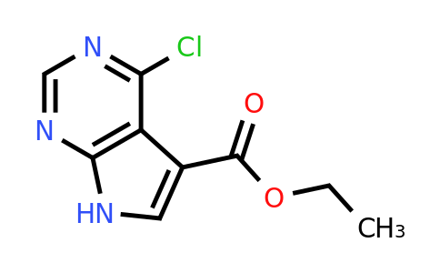 CAS 144927-57-1 | ethyl 4-chloro-7H-pyrrolo[2,3-d]pyrimidine-5-carboxylate