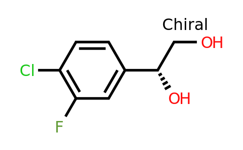 CAS 1453854-84-6 | (1R)-1-(4-chloro-3-fluorophenyl)ethane-1,2-diol
