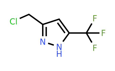 CAS 1462379-36-7 | 3-(chloromethyl)-5-(trifluoromethyl)-1H-pyrazole