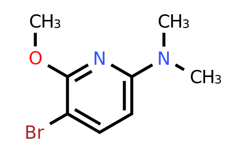 CAS 1467061-96-6 | 5-bromo-6-methoxy-N,N-dimethylpyridin-2-amine