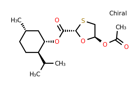 CAS 147126-68-9 | (1s,2r,5s)-5-methyl-2-(propan-2-yl)cyclohexyl-(2s,5s)-5-(acetyloxy)-1,3-oxathiolane-2-carboxylate