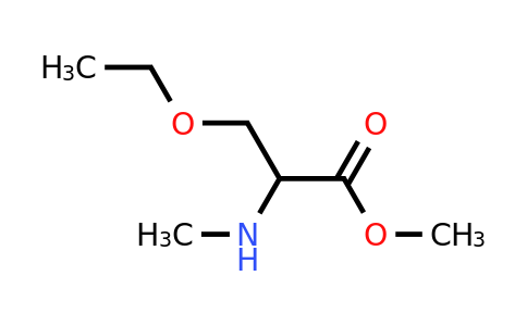 CAS 1485739-74-9 | methyl 3-ethoxy-2-(methylamino)propanoate