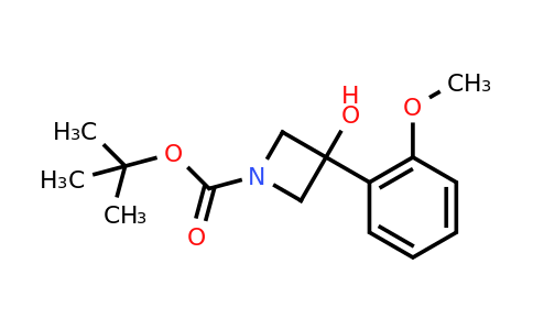 CAS 1496354-73-4 | tert-butyl 3-hydroxy-3-(2-methoxyphenyl)azetidine-1-carboxylate