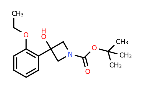 CAS 1497793-50-6 | tert-butyl 3-(2-ethoxyphenyl)-3-hydroxyazetidine-1-carboxylate