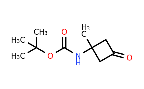CAS 1523617-99-3 | tert-butyl N-(1-methyl-3-oxocyclobutyl)carbamate