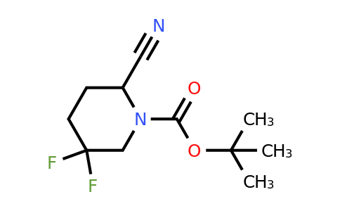 CAS 1554369-52-6 | tert-butyl 2-cyano-5,5-difluoropiperidine-1-carboxylate