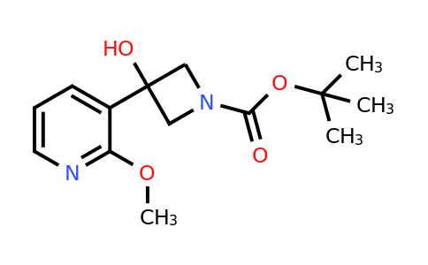 CAS 1609671-94-4 | tert-butyl 3-hydroxy-3-(2-methoxypyridin-3-yl)azetidine-1-carboxylate
