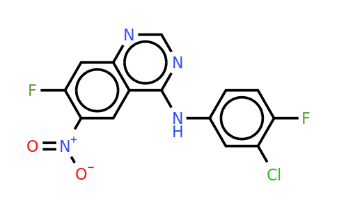 CAS 162012-67-1 | N-(3-chloro-4-fluorophenyl)-7-fluoro-6-nitroquinazolin-4-amine