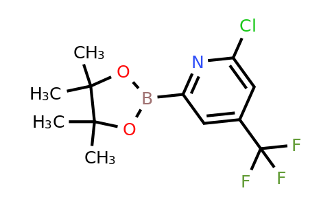 CAS 1622217-23-5 | [6-Chloro-4-(trifluoromethyl)pyridin-2-YL]boronic acid pinacol ester
